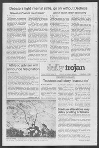 Daily Trojan, Vol. 88, No. 23, March 07, 1980