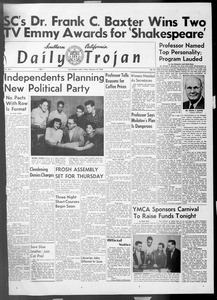 Daily Trojan, Vol. 45, No. 72, February 12, 1954
