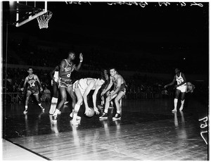 Basketball... Los Angeles Lakers versus Boston Celtics, 1961