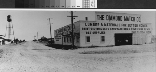 Photograph of The Diamond Match Company in Robbins (Calif.)