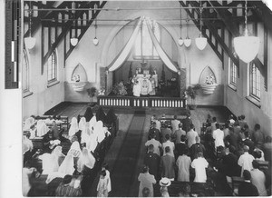 Church dedication at Dalian, China, 1928