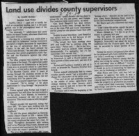 Land use divides county supervisors