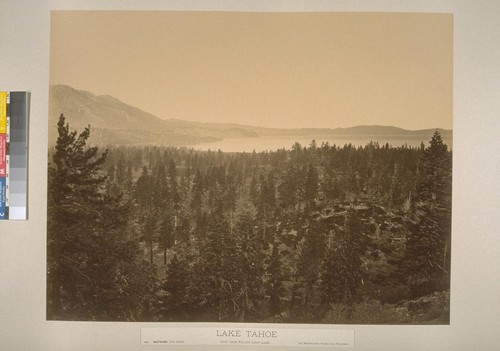 Lake Tahoe, view from Fallen Leaf Lake