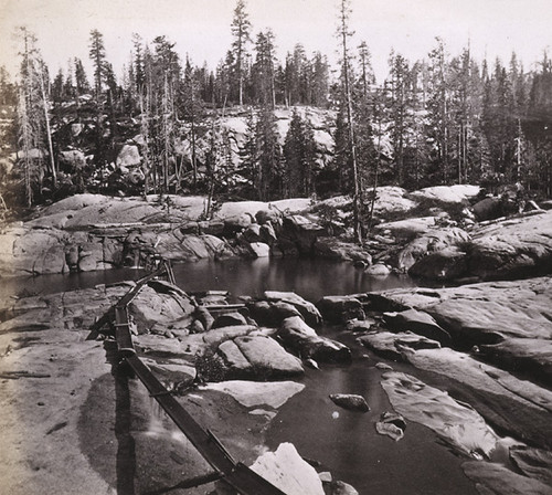 775. Scene on the Yuba River, above Cisco, Placer County