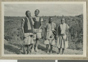 Leper patients, Chogoria, Kenya, ca.1953