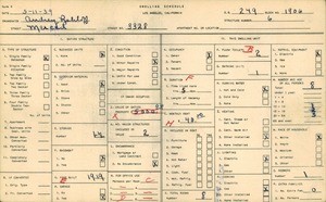 WPA household census for 3328 MERCED, Los Angeles
