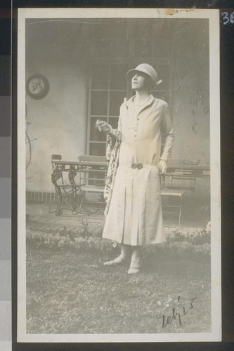 [Woman] Feby 25 [February 1925]