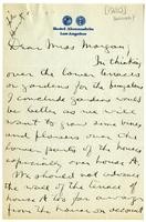 Letter from William Randolph Hearst to Julia Morgan, July 1920