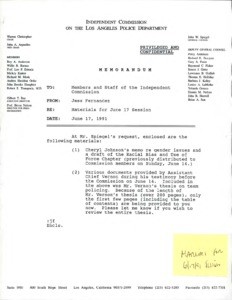 11.12. IC on LAPD / general counsel - 1991 June 17 meeting, 1974 Apr. - 1991 June 17