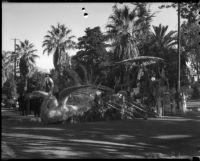 "Cleopatra" float at the Tournament of Roses Parade, Pasadena, 1936