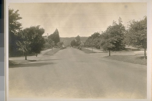 North on Park & Presidio Drive from Lake St. showing the Marine Hospital. July 1931