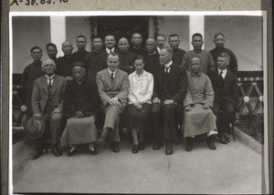 Conference in Lilong 1929. Director Hartenstein and Inspector Oehler