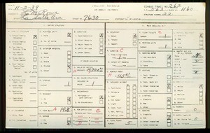 WPA household census for 7630 LA SALLE, Los Angeles County