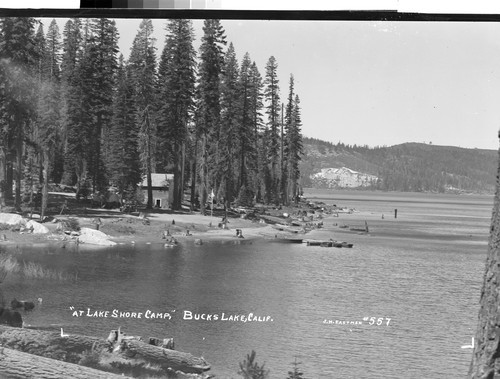 "At Lake Shore Camp," Bucks Lake, Calif