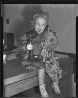 Guyline McCoy, lost child on Halloween, Los Angeles, 1935