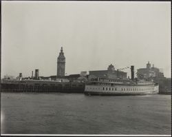 Waterfront view taken from San Francisco Bay, 1920s
