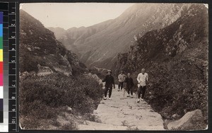 Climbing the Kuling Pass, ca. 1915