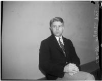 Accused murderer Fred Stettler in Los Angeles, 1936