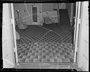 Front entrance to La Habra Apartments, 6720 Franklin Place, Los Angeles, CA, 1940