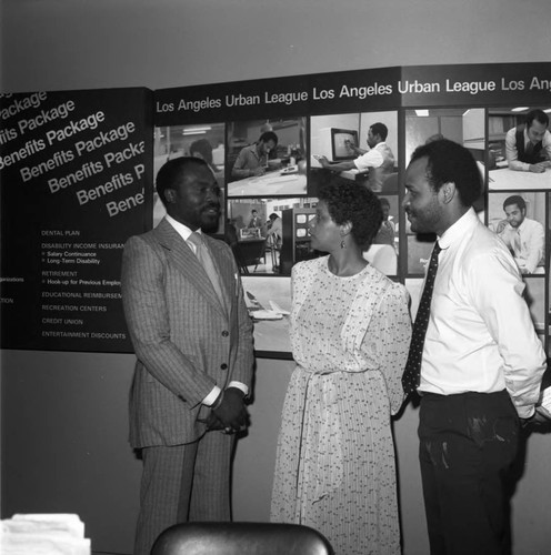 Three People and Urban League, Los Angeles, 1982