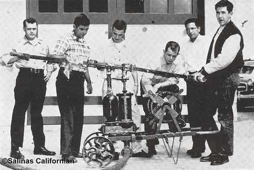 Salinas firemen with Chinese Pumper, Salinas, CA Ph. 1276, No Negative; ©Salinas Californian