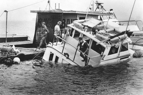 Boat crashes, 17 saved