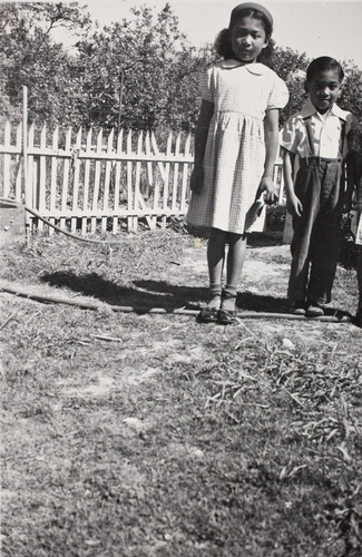 Emily Soriano and David Soriano at the Briggs Labor Camp in Santa Paula, CA