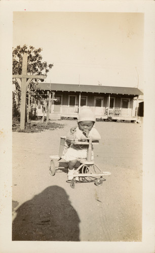 Federico Jr. ""Dickie Boy"" in San Buenaventura c.1930s