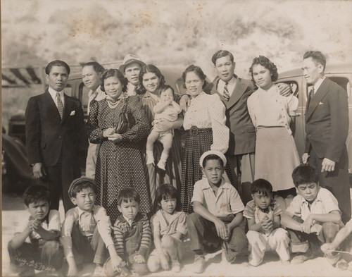 The Talaugons, Alpenias, and Dacayana Families and Their Children in La Conchita, CA