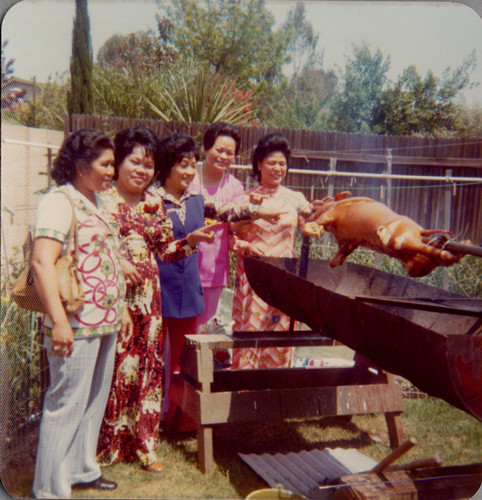 Backyard Barbecue at Vicky and Leopoldo Barretto's with Friends