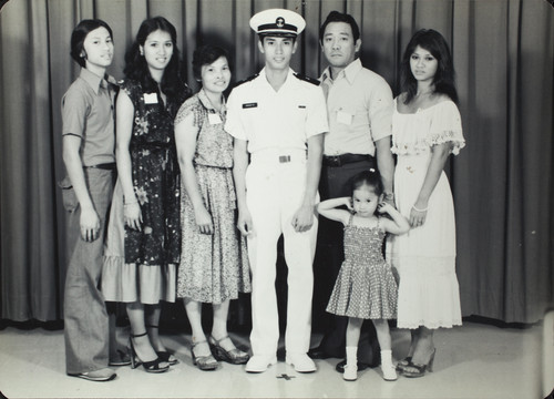 Victorino G. Mercado and Family at the US Naval Academy