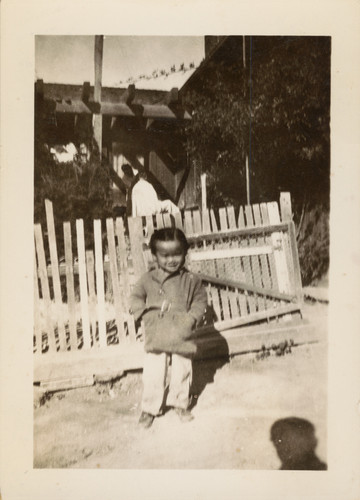 Federico Jr. ""Dickie Boy"" at the Gaynor Ranch c.1930s