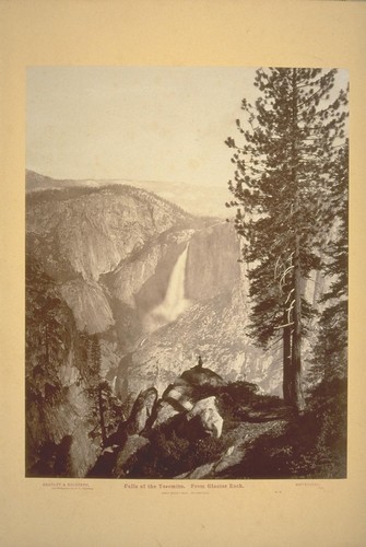 Falls of the Yosemite. From Glacier Rock. (Great Grizzly Bear). 2000 Feet Fall. No. 36