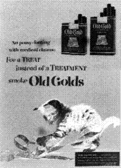 For a TREAT instead of a TREATMENT smoke Old Golds