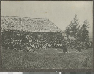 Feast for Dr J N Ogilvie, Central province, Kenya, September 1920