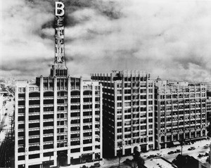 The Bendix Building at the corner of Twelfth Street and Maple Avenue, facing south