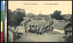 Pariah village, Coimbatore, India, ca.1920-1940