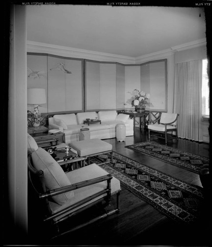 McGuire, John and Eleanor, residence. Living room
