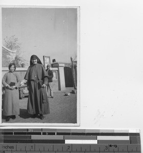 Maryknoll Sister and novice at Fushun, China, 1938