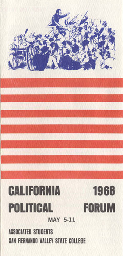 California Political Forum brochure, May 5-11, 1968