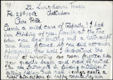 Lady Margaret Sackville letter to Dallas Kenmare, 1962 February 23