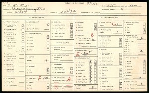 WPA household census for 232½ West 82nd Street, Los Angeles County