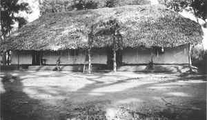 Arcot, South India. Kongarayapalayam (Kallakurichi). School- and church building, 1946