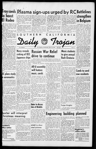 Daily Trojan, Vol. 36, No. 31, December 20, 1944