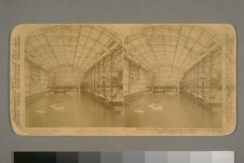 In the Great Sutro Baths, San Francisco, California, U.S.A. 1898