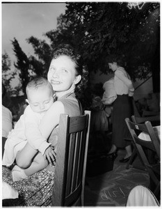 Baby party; society, 1951