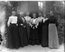 Group portrait of seven women, c. 1912