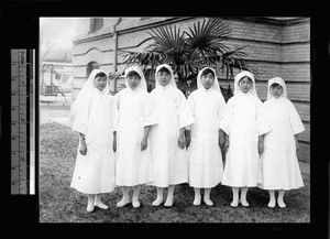 Nursing students, Union Training School, Beijing, China, 1923