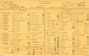 WPA household census for 1239 S HOPE, Los Angeles