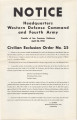 State of Oregon [Civilian Exclusion Order No. 25], west Multnomah County (Portland & vicinity)